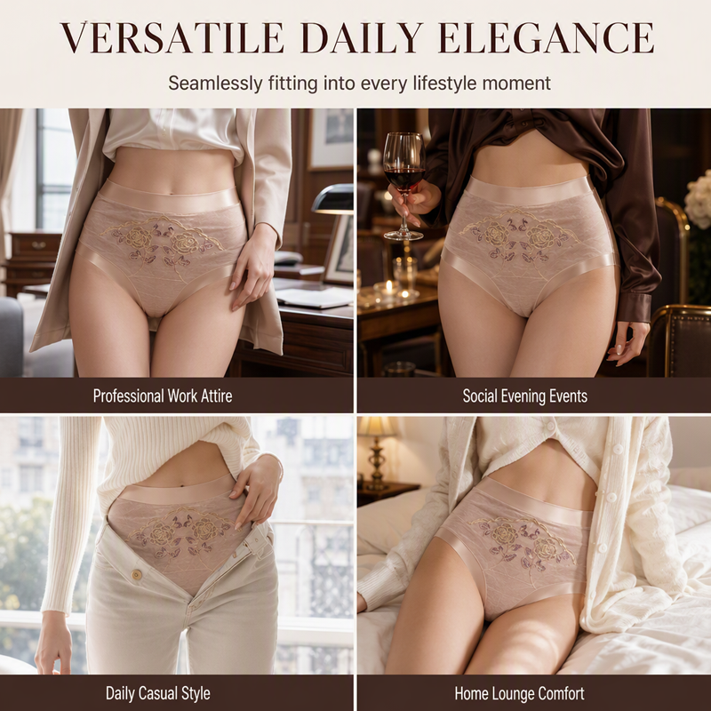 ⌛Limited-Time Offer-Women's High Waist Tummy Control Lace Panties
