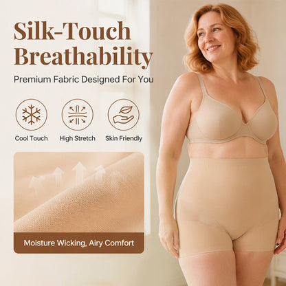 ✨ Smooth Everyday Comfort | Women's Seamless High-Waist Tummy-Control Boyshorts
