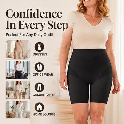 ✨ Smooth Everyday Comfort | Women's Seamless High-Waist Tummy-Control Boyshorts