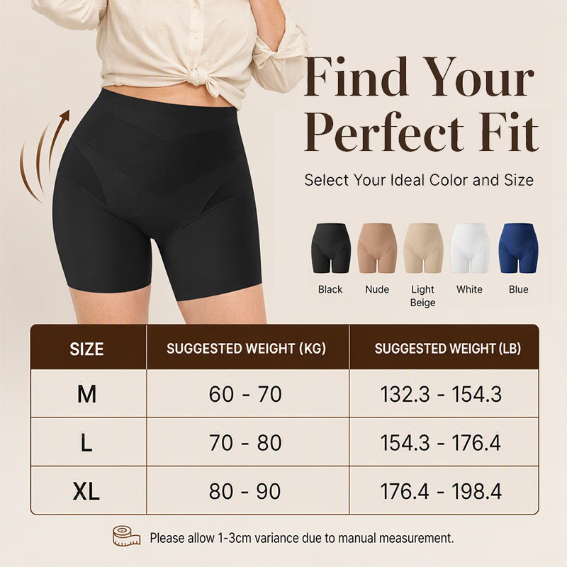 ✨ Smooth Everyday Comfort | Women's Seamless High-Waist Tummy-Control Boyshorts
