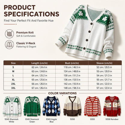 ⌛Limited-Time Offer-Women's V Neck Button Knit Cardigan