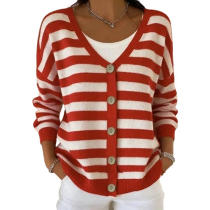 ⌛Limited-Time Offer-Women's V Neck Button Knit Cardigan