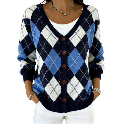 ⌛Limited-Time Offer-Women's V Neck Button Knit Cardigan
