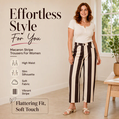 🍁New Fall Collection-Women's Casual Striped Wide-Leg Pants