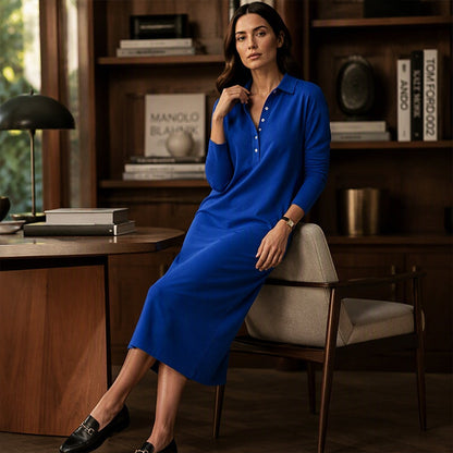 🍁New Fall Collection-Women's Long Sleeve Knit Sweatshirt Dress