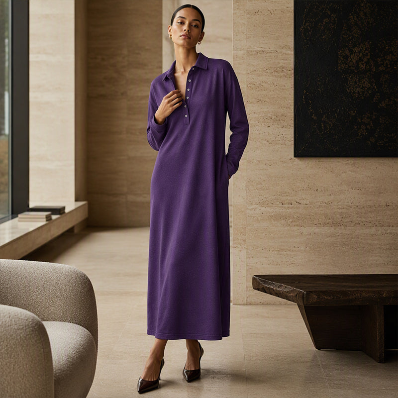 🍁New Fall Collection-Women's Long Sleeve Knit Sweatshirt Dress