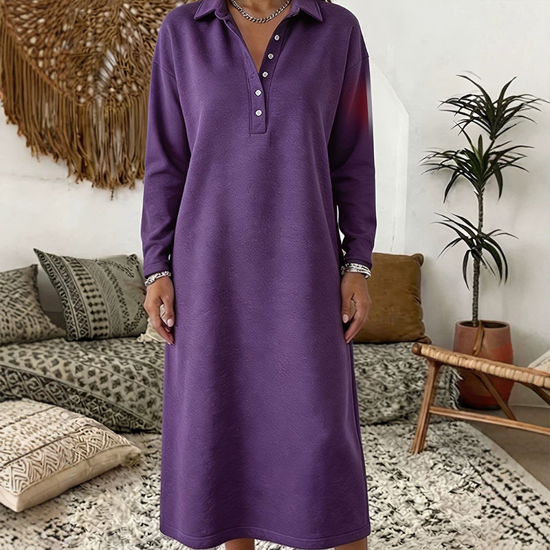 🍁New Fall Collection-Women's Long Sleeve Knit Sweatshirt Dress