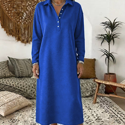🍁New Fall Collection-Women's Long Sleeve Knit Sweatshirt Dress
