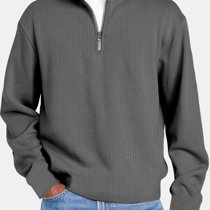⌛Limited-Time Offer-Premium Quarter-Zip Pullover Sweatshirt
