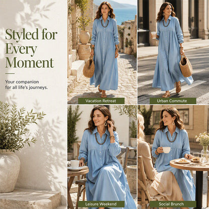 ⌛Limited-Time Offer-Effortless Comfort Maxi Dress