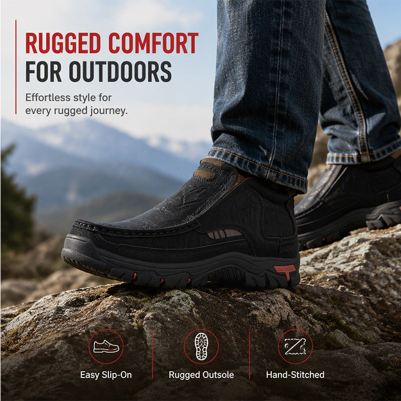 ⌛Limited-Time Offer-Men's Casual Slip-On PU Leather Shoes