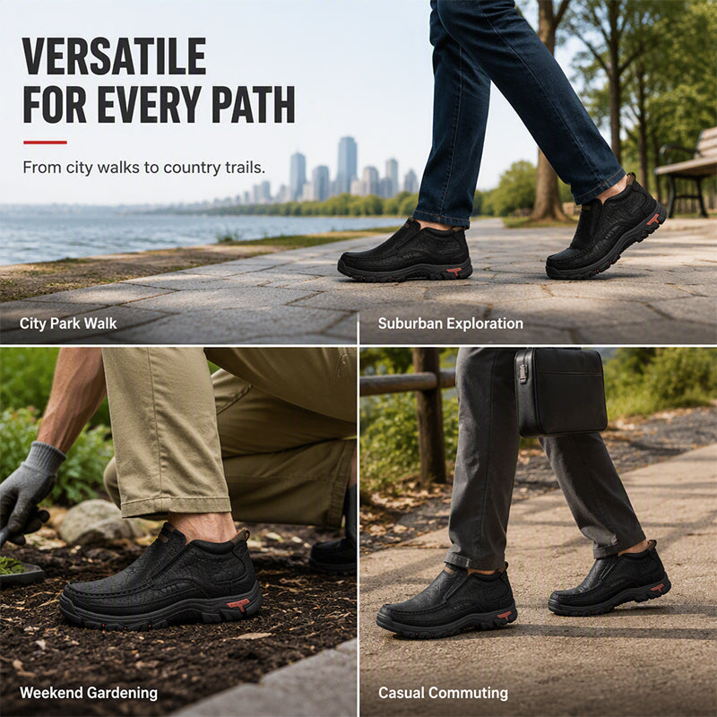 ⌛Limited-Time Offer-Men's Casual Slip-On PU Leather Shoes