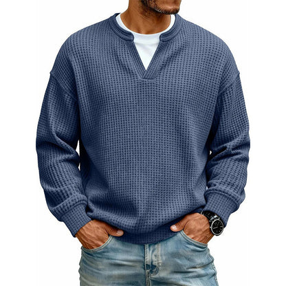 🔥 60% OFF ➡️£13.99 per item👕 Layered Comfort Waffle Tee – Textured, Relaxed & Effortlessly Put-Together