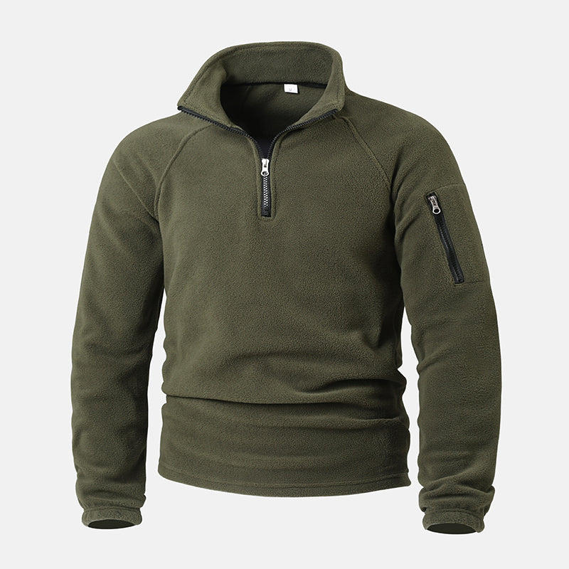 ❄️ Cold-Weather Comfort | Men's Cozy Half-Zip Polar Fleece Pullover