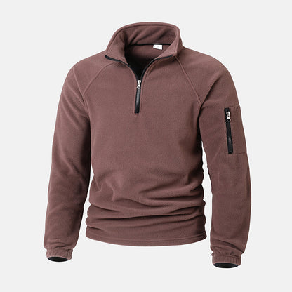 ❄️ Cold-Weather Comfort | Men's Cozy Half-Zip Polar Fleece Pullover