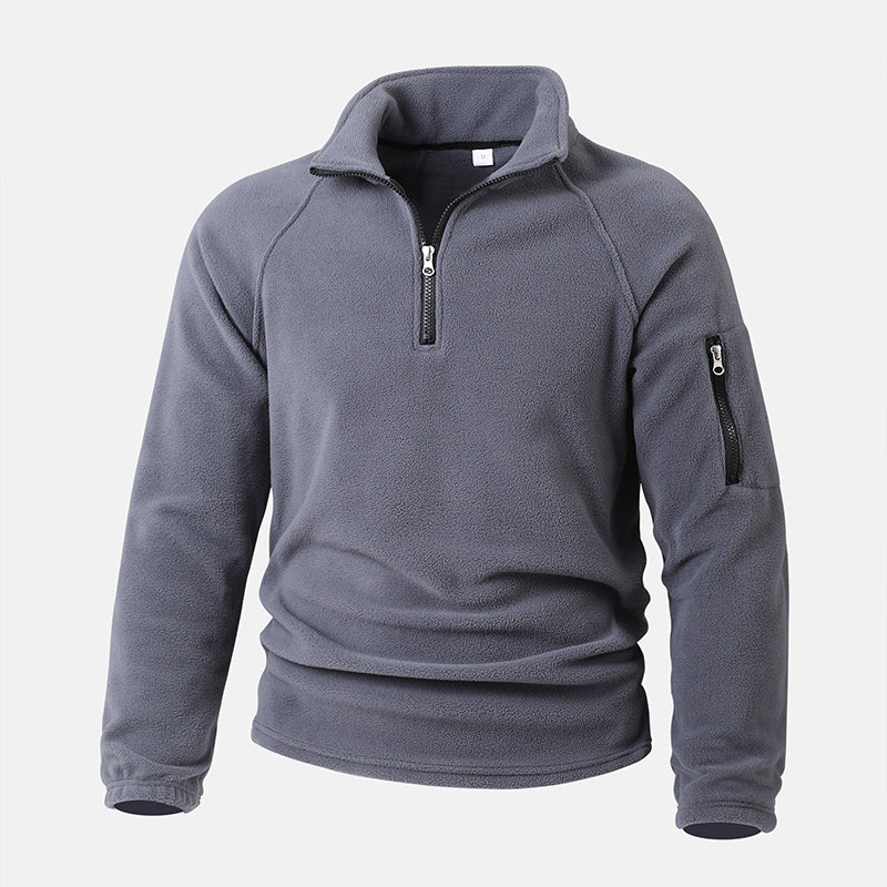 ❄️ Cold-Weather Comfort | Men's Cozy Half-Zip Polar Fleece Pullover