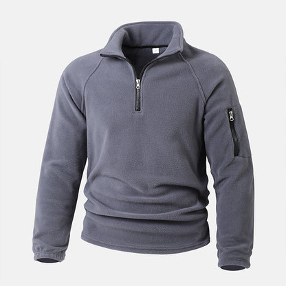 ❄️ Cold-Weather Comfort | Men's Cozy Half-Zip Polar Fleece Pullover