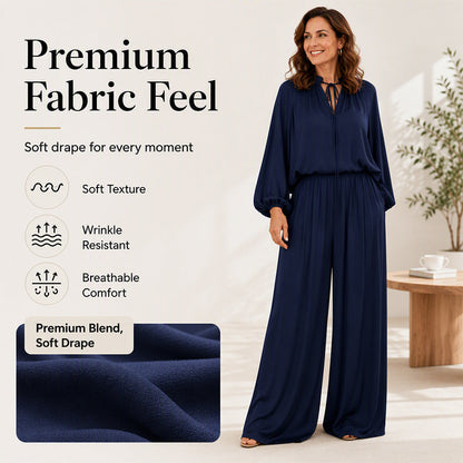 👚 Women's Casual Loose Top & Trousers Set – Effortless Autumn Comfort & Style