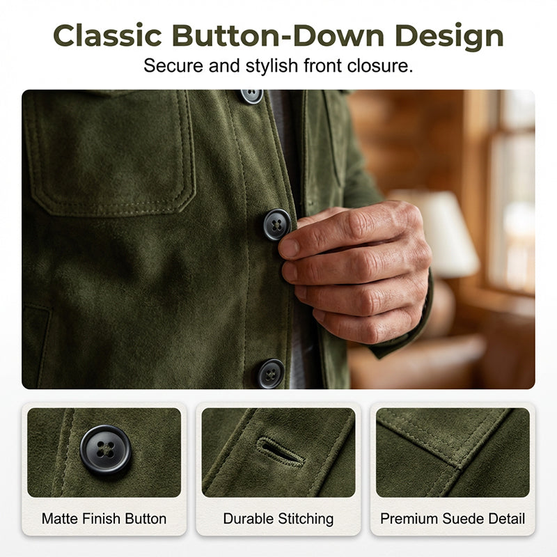 ✨ Timeless Quality | Men's Classic Corduroy Stand-Collar Jacket-Free Shipping