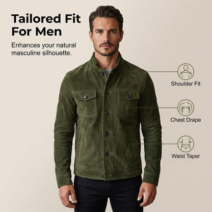 ✨ Timeless Quality | Men's Classic Corduroy Stand-Collar Jacket-Free Shipping