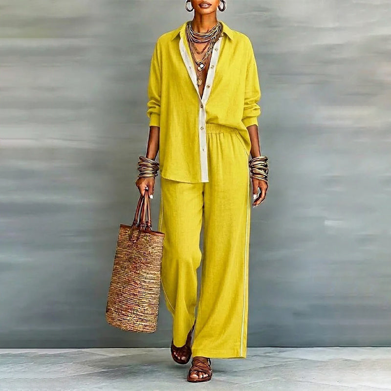 ✨ Easy Everyday Comfort | Women's Relaxed-Fit 2-Piece Casual Set