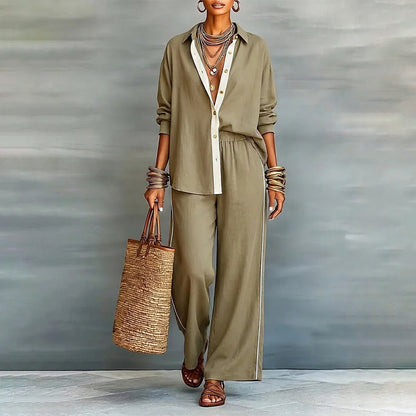 ✨ Easy Everyday Comfort | Women's Relaxed-Fit 2-Piece Casual Set