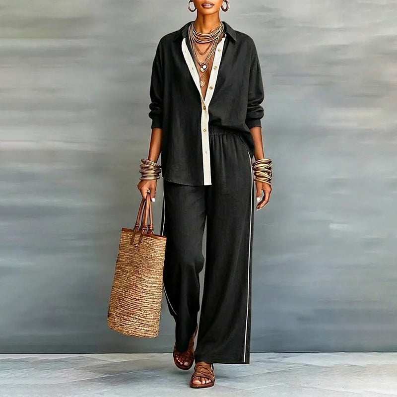 ✨ Easy Everyday Comfort | Women's Relaxed-Fit 2-Piece Casual Set