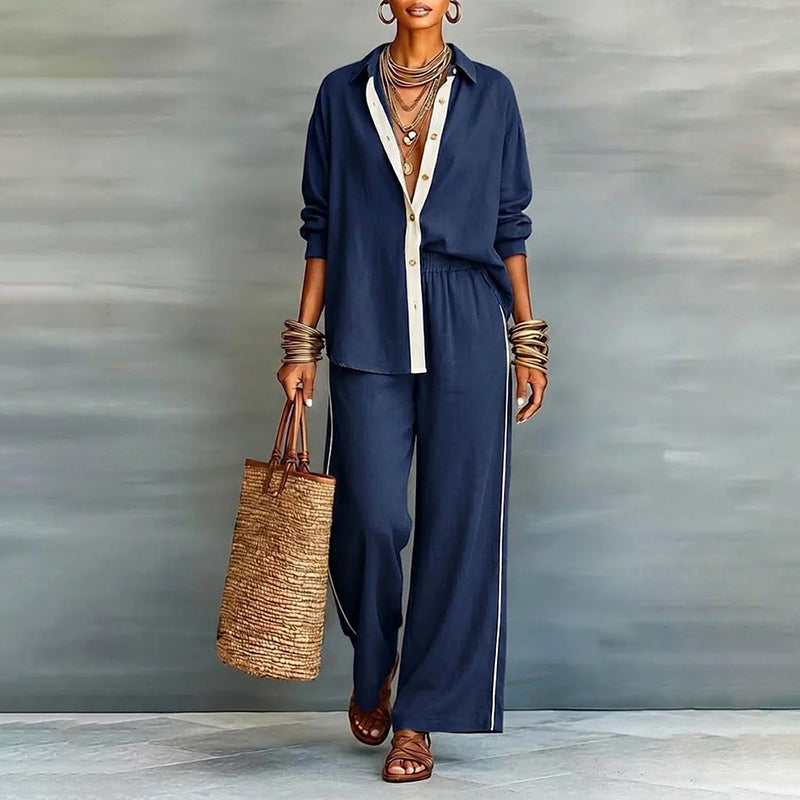 ✨ Easy Everyday Comfort | Women's Relaxed-Fit 2-Piece Casual Set