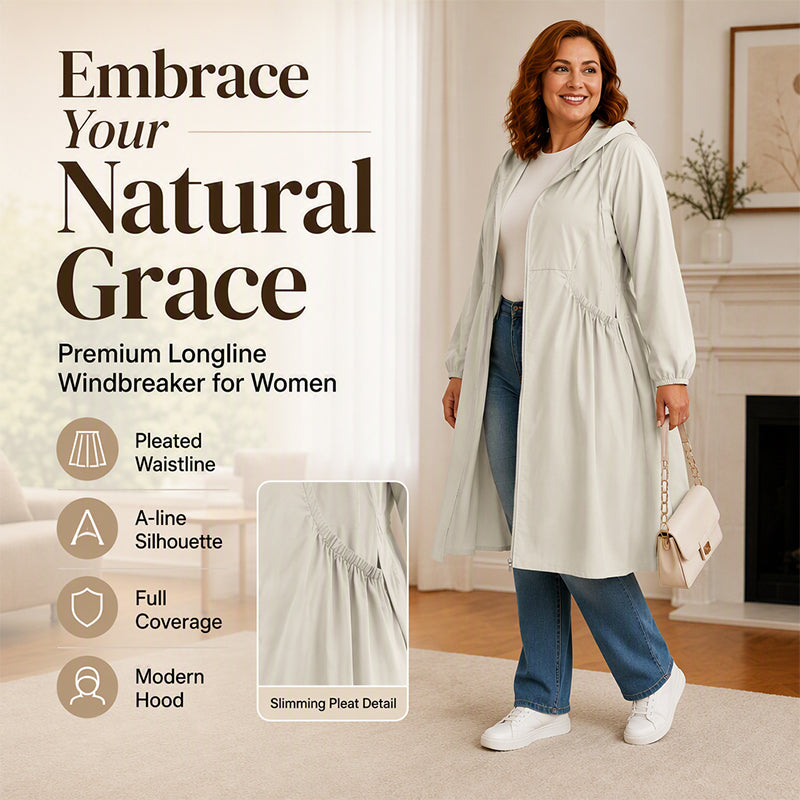 🧥 Timeless Comfort | Women's Mid-Length Hooded Everyday Jacket-Free Shipping