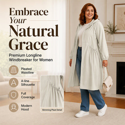 🧥 Timeless Comfort | Women's Mid-Length Hooded Everyday Jacket-Free Shipping