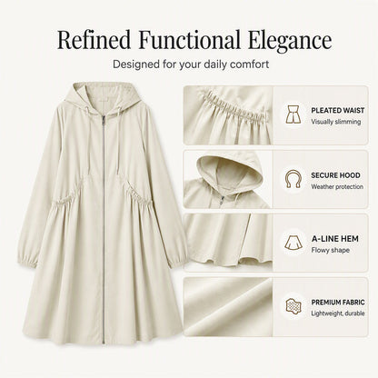 🧥 Timeless Comfort | Women's Mid-Length Hooded Everyday Jacket-Free Shipping