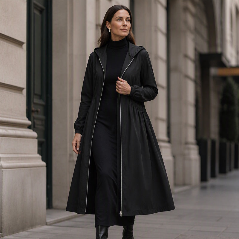 🧥 Timeless Comfort | Women's Mid-Length Hooded Everyday Jacket-Free Shipping