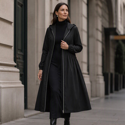 🧥 Timeless Comfort | Women's Mid-Length Hooded Everyday Jacket-Free Shipping
