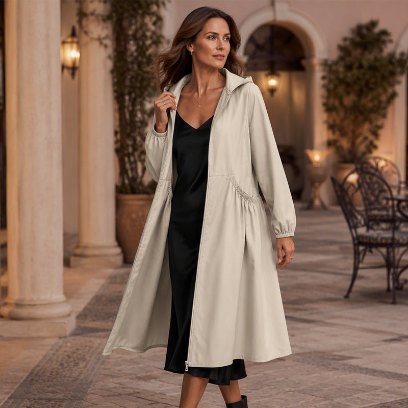 🧥 Timeless Comfort | Women's Mid-Length Hooded Everyday Jacket-Free Shipping