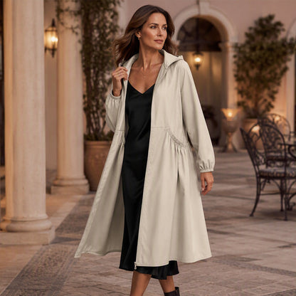 🧥 Timeless Comfort | Women's Mid-Length Hooded Everyday Jacket-Free Shipping