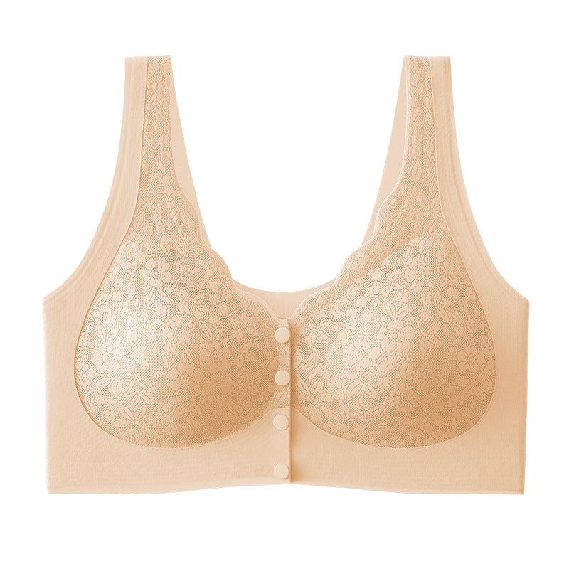 💖 Easy Everyday Comfort | Women's Wire-Free Front-Closure Support Bra