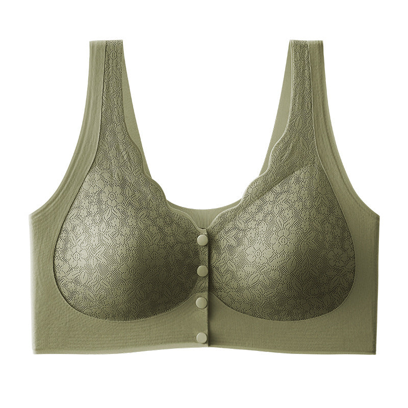 💖 Easy Everyday Comfort | Women's Wire-Free Front-Closure Support Bra