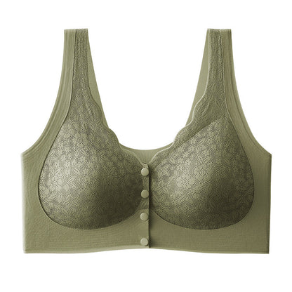 💖 Easy Everyday Comfort | Women's Wire-Free Front-Closure Support Bra