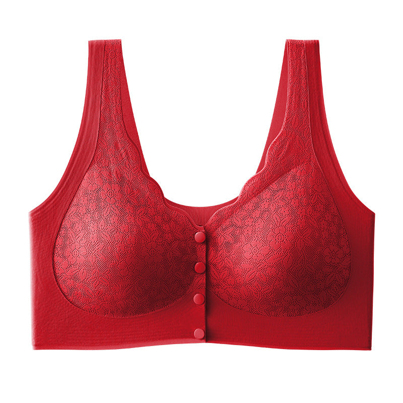 💖 Easy Everyday Comfort | Women's Wire-Free Front-Closure Support Bra