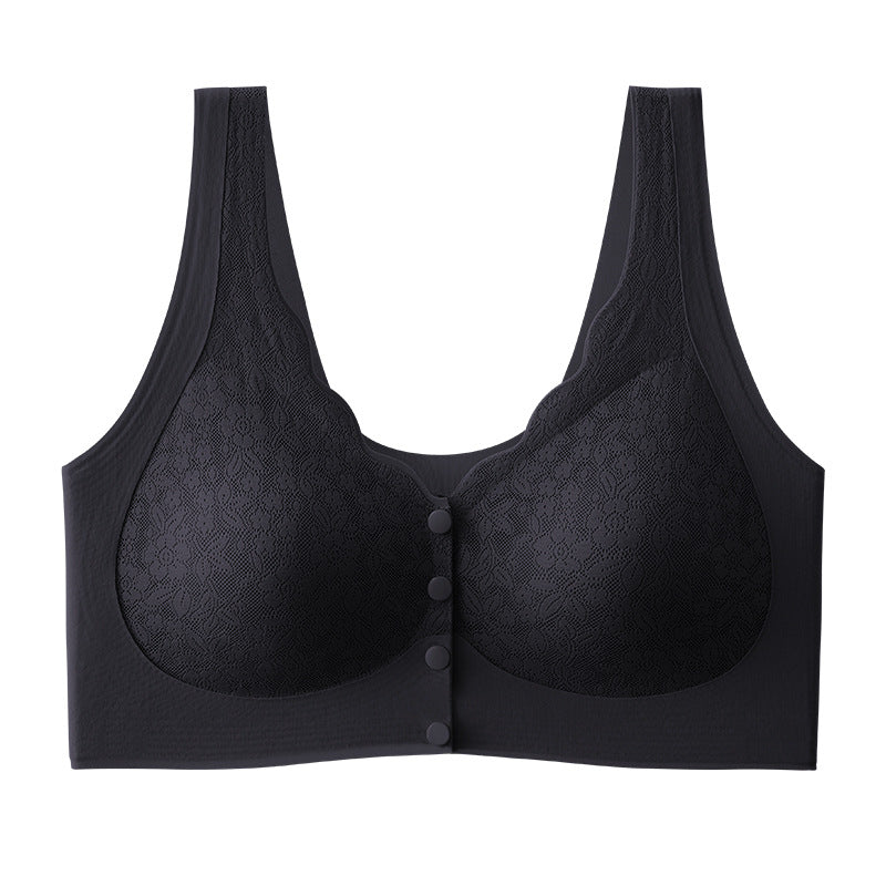 💖 Easy Everyday Comfort | Women's Wire-Free Front-Closure Support Bra