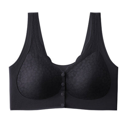 💖 Easy Everyday Comfort | Women's Wire-Free Front-Closure Support Bra