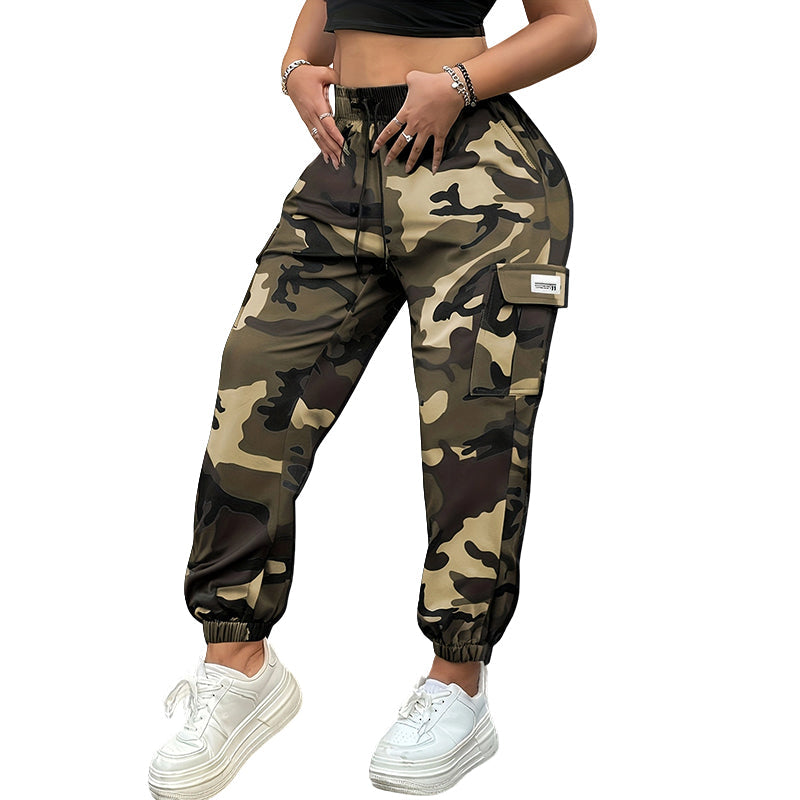 ✨ Easy Everyday Comfort | Women's Stretch High-Waist Multi-Pocket Cargo Joggers