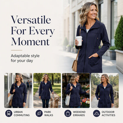 🌸LAST DAY SPECIAL PRICE!!☔ All-Weather Comfort | Women's Stylish Water-Resistant Everyday Jacket