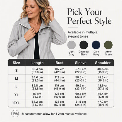 🌸LAST DAY SPECIAL PRICE!!☔ All-Weather Comfort | Women's Stylish Water-Resistant Everyday Jacket