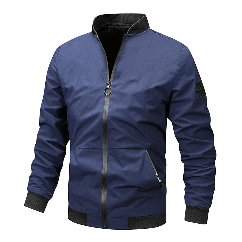 ✨ Timeless Quality | Men's Relaxed-Fit Classic Bomber Jacket