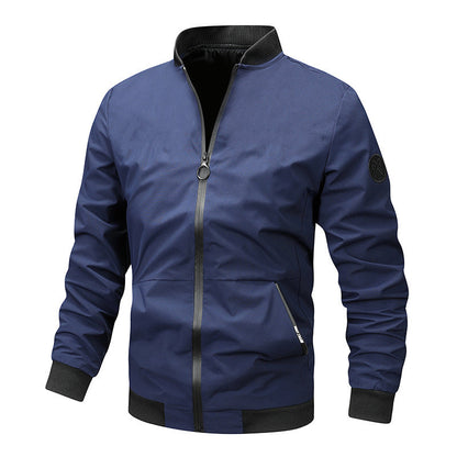 ✨ Timeless Quality | Men's Relaxed-Fit Classic Bomber Jacket