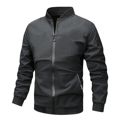✨ Timeless Quality | Men's Relaxed-Fit Classic Bomber Jacket