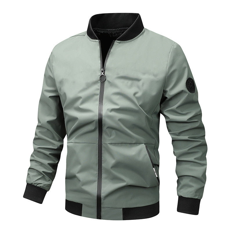 ✨ Timeless Quality | Men's Relaxed-Fit Classic Bomber Jacket