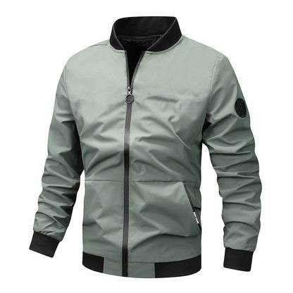 ✨ Timeless Quality | Men's Relaxed-Fit Classic Bomber Jacket