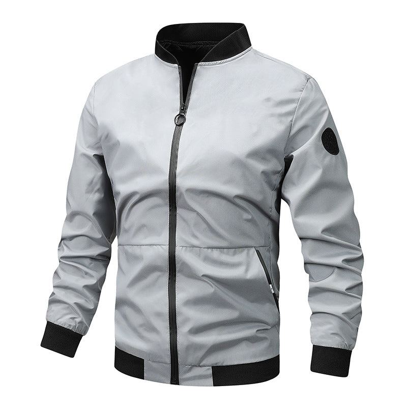 ✨ Timeless Quality | Men's Relaxed-Fit Classic Bomber Jacket